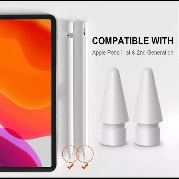 Apple Pencil Replacement Tips 2 pcs - Picture 2 of 4